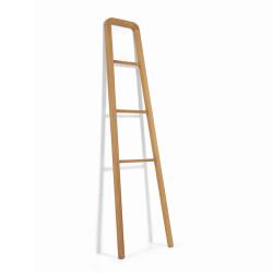 Uliana solid teak towel rail with natural finish 50 x 160 cm