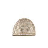 DE_Abat-jour pour suspension Cynara 100% fibres naturelles finition naturelle Ø 49 cm