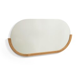 Miroir Rokia en teck massif 90 x 55 cm