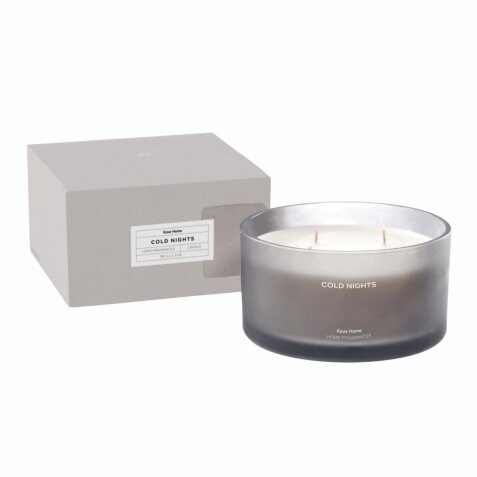 Cold Nights grey scented candle 600 g