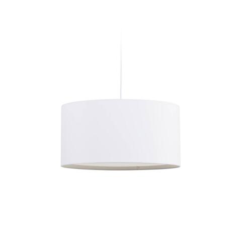 White Santana ceiling light shade with white diffuser Ø 40 cm