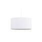 White Santana ceiling light shade with white diffuser Ø 40 cm