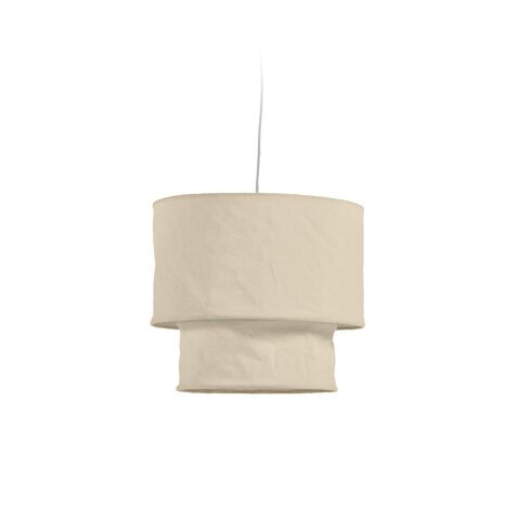 Mariela ceiling lamp shade in linen with beige finish Ø 40 cm