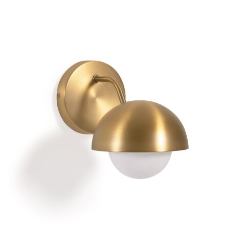 Lonela wall lamp in metal with brass finish