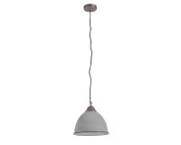 Lámpara de techo Neus de metal con acabado gris