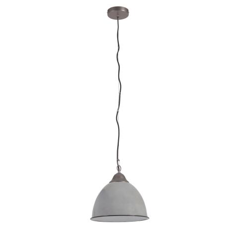 Neus ceiling lamp in metal with a grey finish