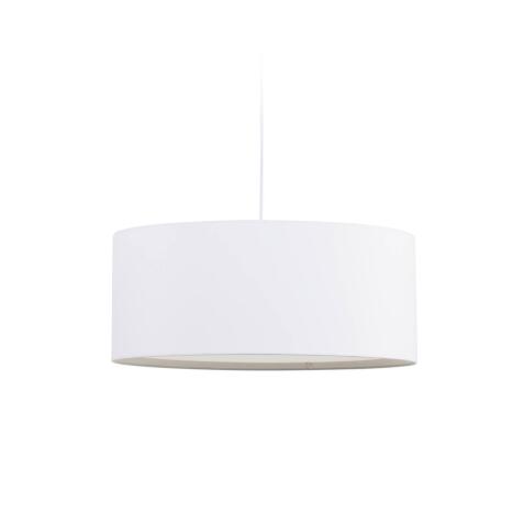 White Santana ceiling light shade with white diffuser Ø 50 cm