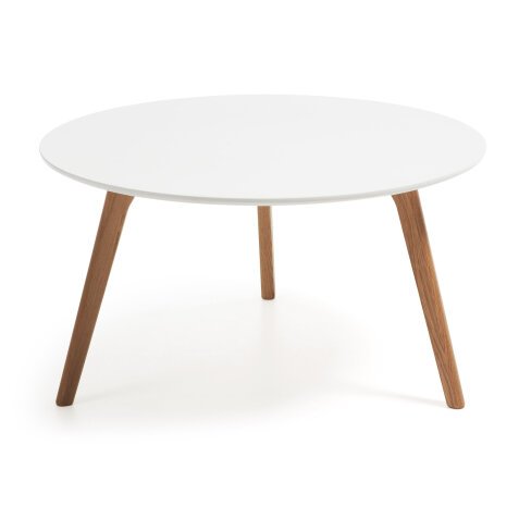 White Kirb coffee table Ø 90 cm