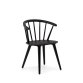 Trise MDF and solid rubber wood chair