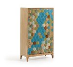 Armario Kyle de madera maciza de mango 85 x 140 cm