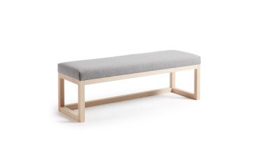 Banqueta Loya de madera maciza de haya 128 cm