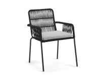 Silla Samanta de cuerda y patas de acero galvanizado