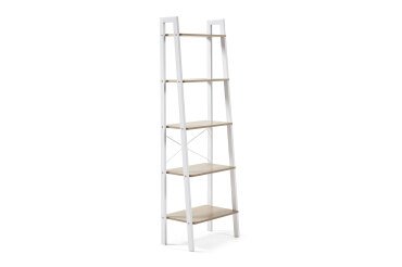 Aarhus shelving unit in white, 56 x 172 cm