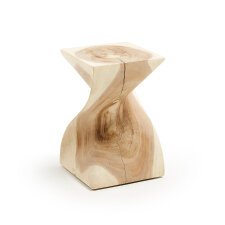 Table d'appoint Hakon en bois de manguier massif 30 x 30 cm