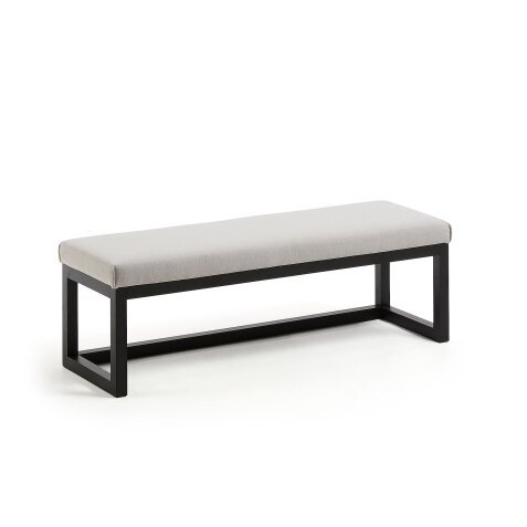 Banquette Loya gris 128 cm