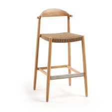 Tabouret Nina - bois d'acacia massif H 76 cm