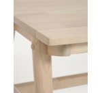 Escritorio Curie madera maciza caucho 120 x 60 cm