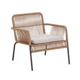 Samanta armchair in beige cord