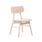 Selia chair in solid rubber wood