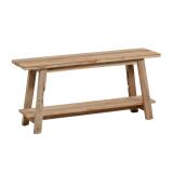 Safara solid recycled teak bench 100 cm