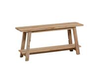 Banco Safara madera maciza de teca reciclada 100 cm