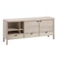 Alen solid acacia wood sideboard with 2 doors & 3 drawers, 185 x 80 cm