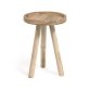 DE_Table d'appoint ronde Glenda en bois massif de teck Ø 35 cm