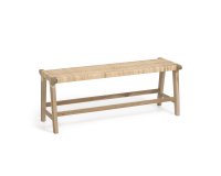 Banco Beida madera maciza teca 120 cm
