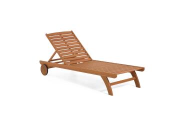 Tumbona de exterior Beila madera maciza eucalipto FSC 100%