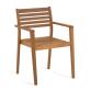 Silla de exterior Hanzel de madera maciza de acacia FSC 100%