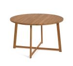 Table d'extérieur ronde Dafne - bois massif d'acacia Ø 120 cm