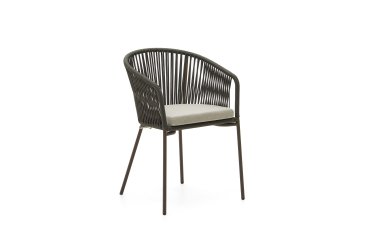 Chaise Yanet - corde - pieds acier galvanisé
