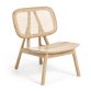 Sillón Nadra madera maciza teca y ratán