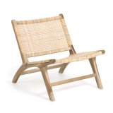 Fauteuil Beida bois massif de tek