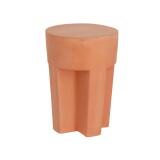 Vilena round outdoor terracotta side table, Ø 33 cm