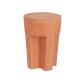 Vilena round outdoor terracotta side table, Ø 33 cm