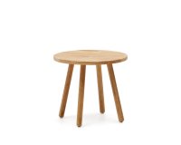 Mesa infantil redonda Dilcia de madera maciza de caucho Ø 55 cm
