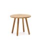 Round Dilcia kids table in solid rubber wood Ø 55 cm