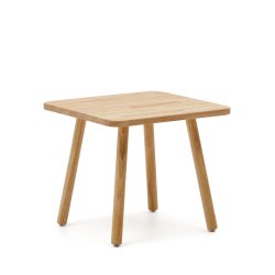 DE_Table enfant carrée Dilcia bois d'hévéa massif 55 x 55cm