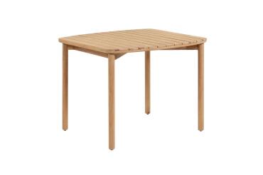 Sheryl 90 x 90 cm table made from solid eucalyptus FSC 100%