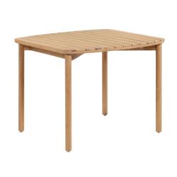 DE_Table Sheryl en bois massif d'eucalyptus 90 x 90 cm FSC 100%