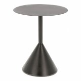 Table d’appoint Yinan Ø 48 cm noir