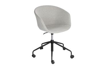 Yvette light grey office chair