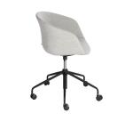 Chaise de bureau Yvette gris clair
