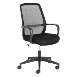 Melva office chair in black