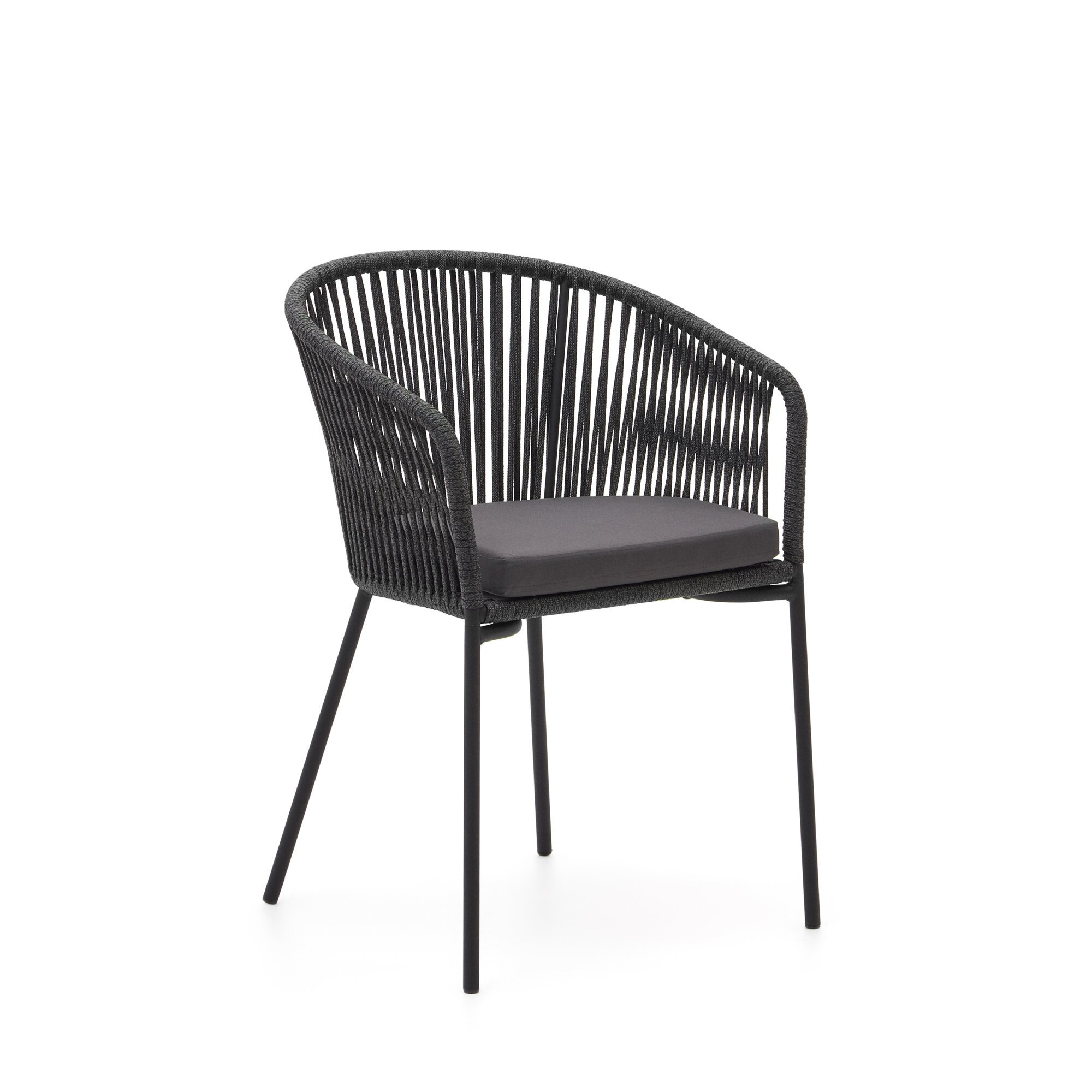 Chaise Yanet - corde - pieds acier galvanisé