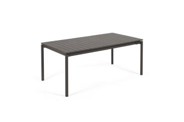 Table d'extérieur extensible Zaltana - structure aluminium