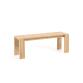 Banc de jardin Victoire en bois de teck massif 135 cm