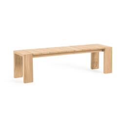 Banco de exterior Victoire de madera maciza de teca 215 cm