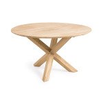 Table d'extérieur ronde Teresinha - bois de teck massif Ø 150 cm